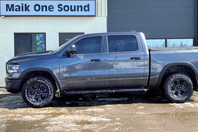 2023 Ram 1500 with professional window tint in North Bay